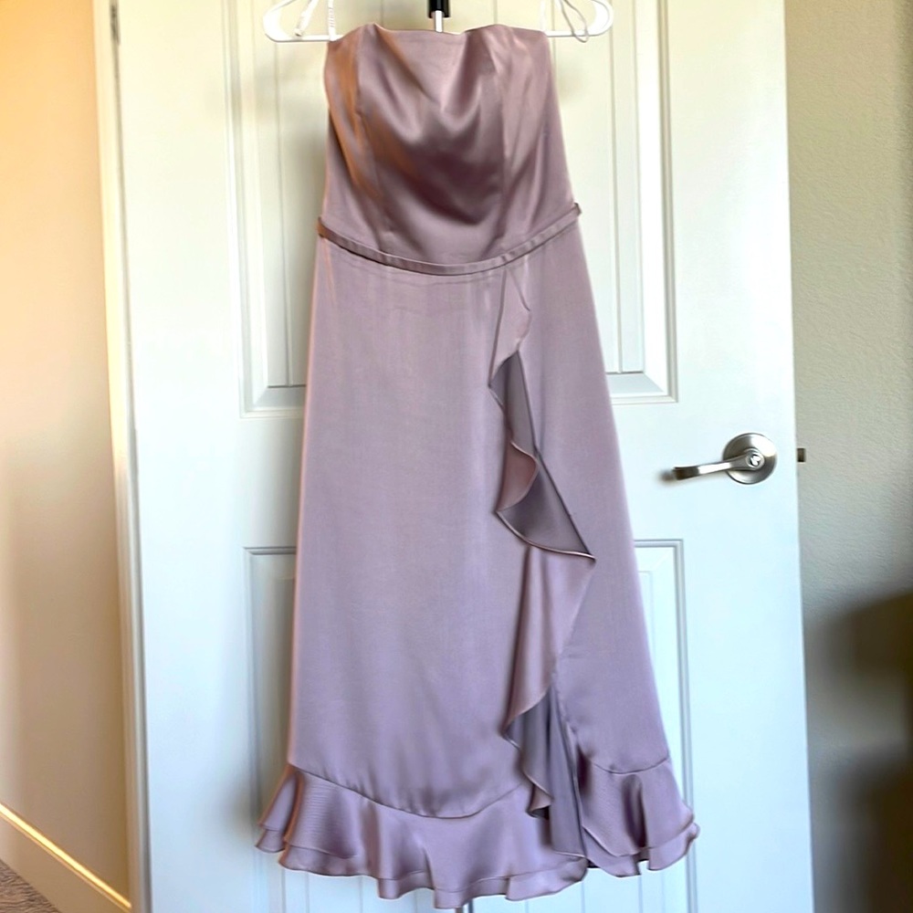 BELOISE Violet Formal Dress with Ruffles Size XP / 2P
